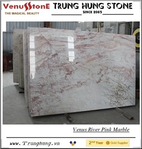 Vietnam River Pink Marble Slabs & Tiles, Viet Nam Pink Marble