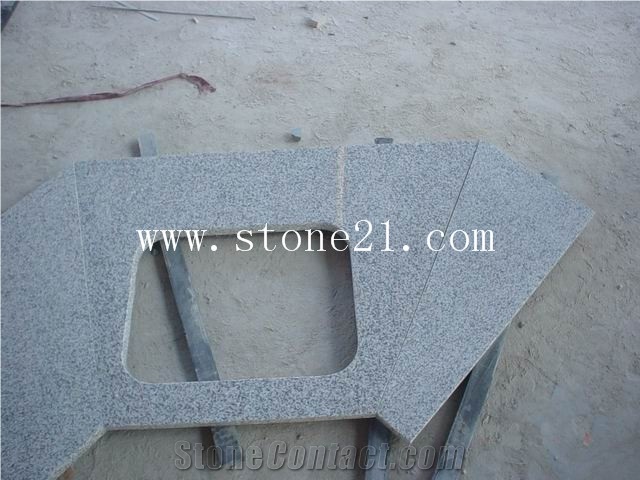 G655 White Flower Granite Bench Tops, G655 Kitchen Countertops & Bar Top 
