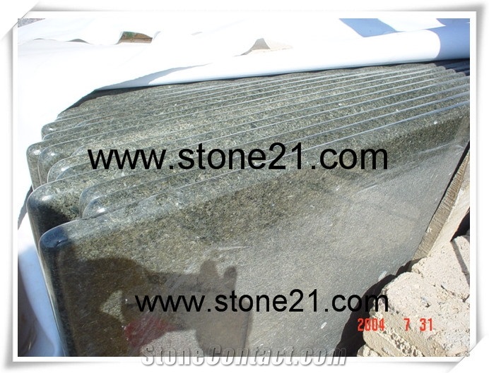 Pearl Green Granite Countertop, High Quality Of Green Pearl Granite