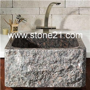 Tan Brown Granite Sink, Tan Brown Granite Basin
