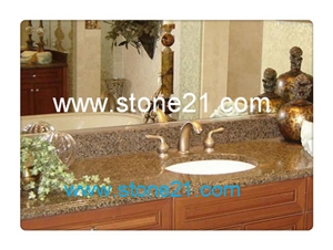 Tropical Brown Granite Bathroom Countertops, Tropical Brown Granite Countertops