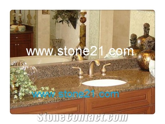 Tropical Brown Granite Countertops, Brown Granite Bath Tops