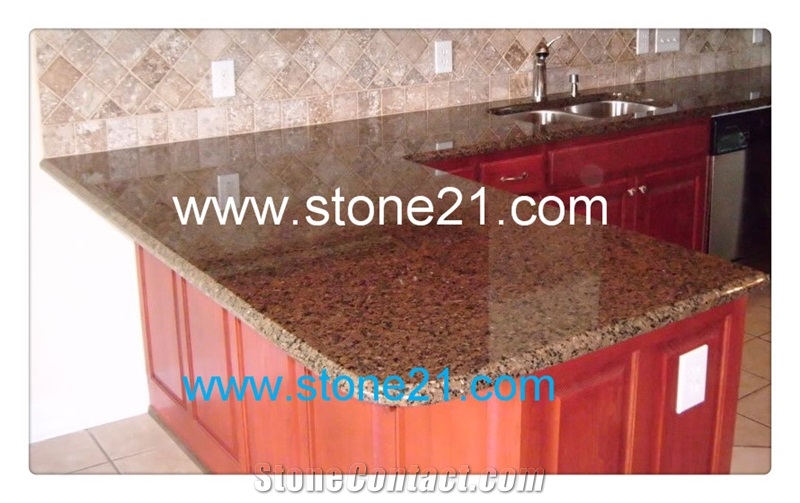 Tropical Brown Granite Slab, High Quality Of Tropical Brown Granite