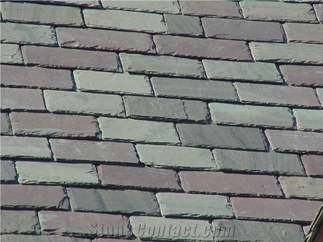 Multicolor Slate Roofing Tiles, Roof Tile, Roof Slate