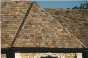 Rusty Slate Roofing Tiles Project, Roof Project