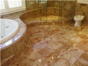 Giallo Siena Unito Marble Bath Design