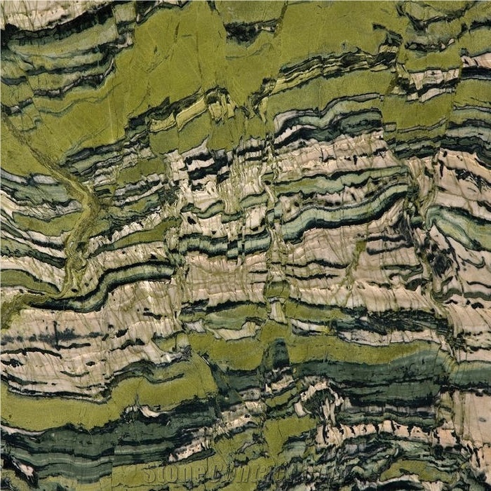 English Oak Green Quartzite Slabs