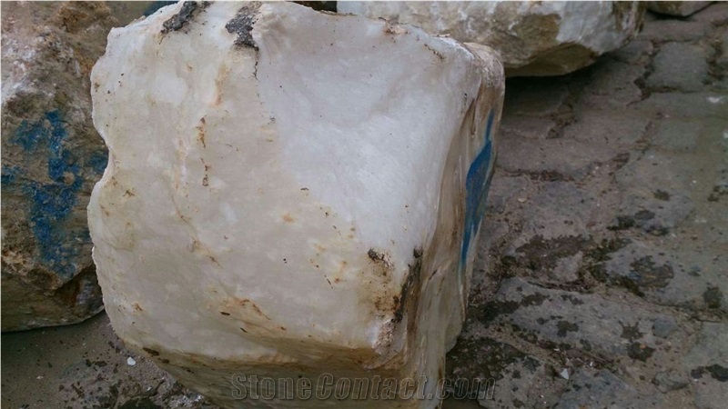 Afganistan White Onyx Blocks, Afghanistan White Translucent Onyx Alabaster