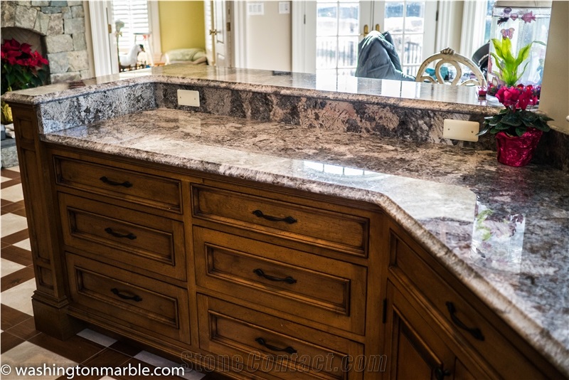 Arctic Diamond Granite Kitchen Countertop
