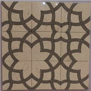 Waterjet Mosaic Tiles, Waterjet Patterns, Marble Mosaic Tiles