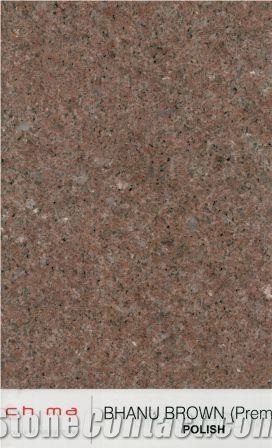 Bhanu Brown Granite Slabs & Tiles, India Brown Granite