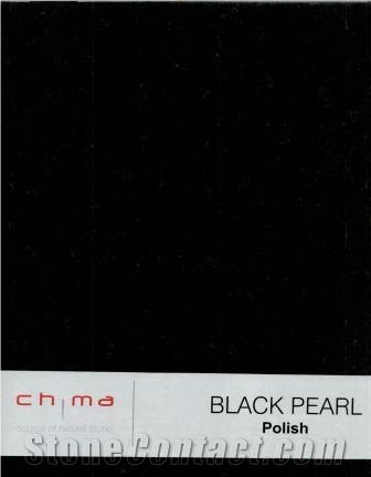 Black Pearl Slabs & Tiles, India Black Granite