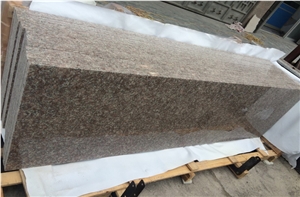 Cheap Peach Red G687 Polished New Granite Countertop