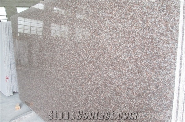 China Cheap Popular G687 Peach Red Pink Granite Polished Big Slabs & Floor Wall Covering Tiles, Natural Building Stone Skirting,Competitive Quarry Owner