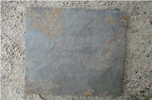 China Cheap Popular Rustic Rusty Brown Slate Natural Split Tiles/Slabs Cut to Size, Grey Wall Stone Cladding, Outdoor Flooring Covering Decoration, Slate Pattern Exterior, Quarry Owner