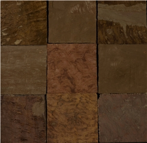 Speckle Brown Sandstone Slabs & Tiles