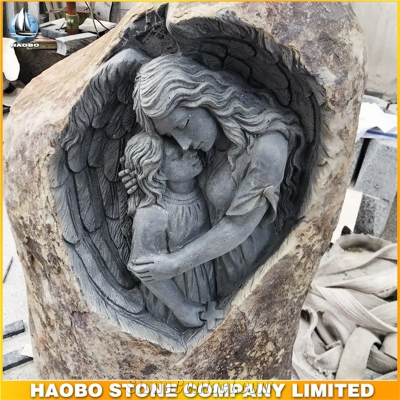 Natural Stone Tombstone Prices Cemetery Statues