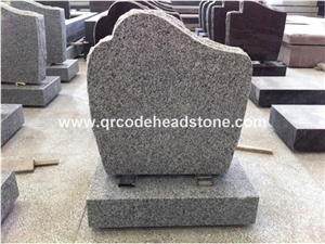 603 Headstone, G603 Gravestone, G603 Tombstone, Light Grey Monument