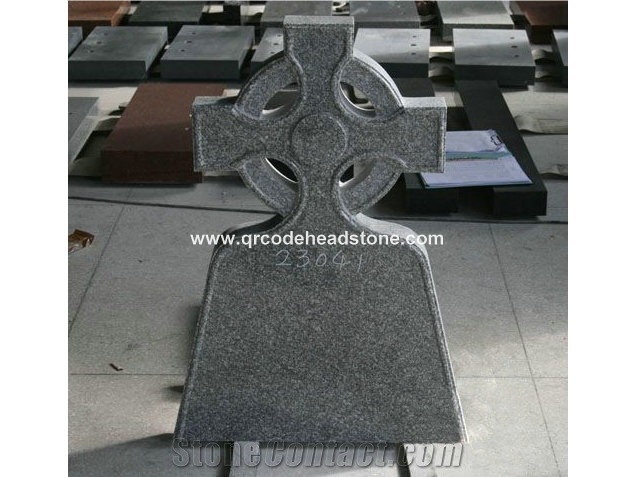 G654 Headstone, G654 Gravestone, G654 Tombstone, Dark Grey Monument, G654 Granite Gravestone