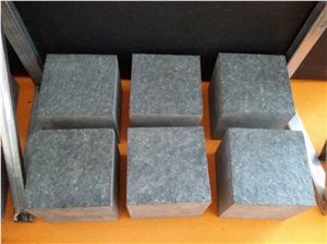 G684 Cubes, Black Basalt Cube