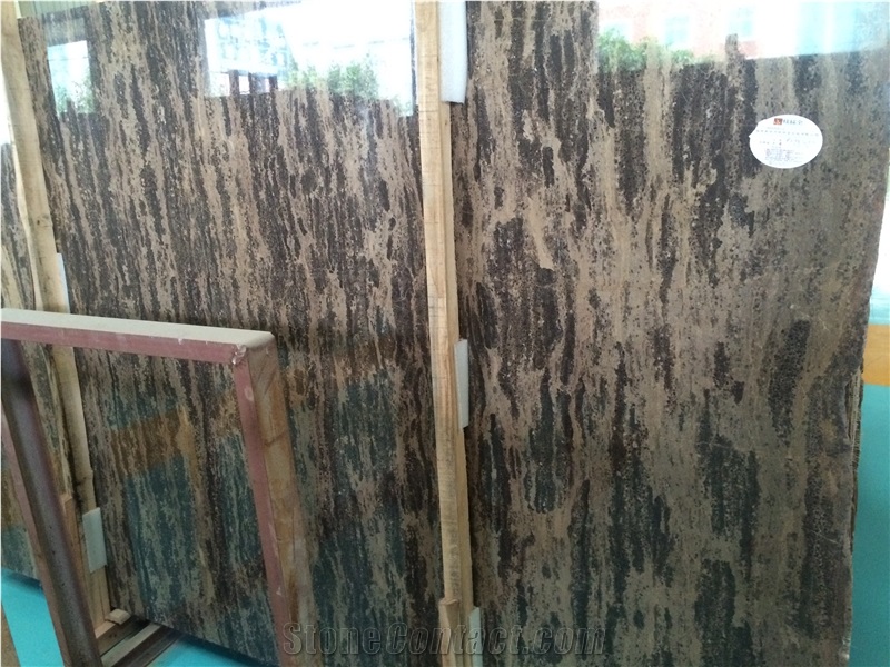 Universal Brown Marble Slab,China Yellow Marble
