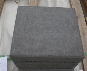 Black Flamed Basalt Tiles Outdoor, China Black Basalt Slabs & Tiles