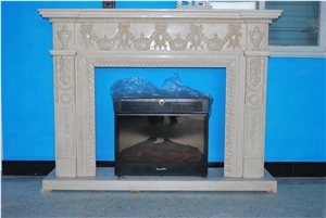 Good Quality White Mable Fireplace