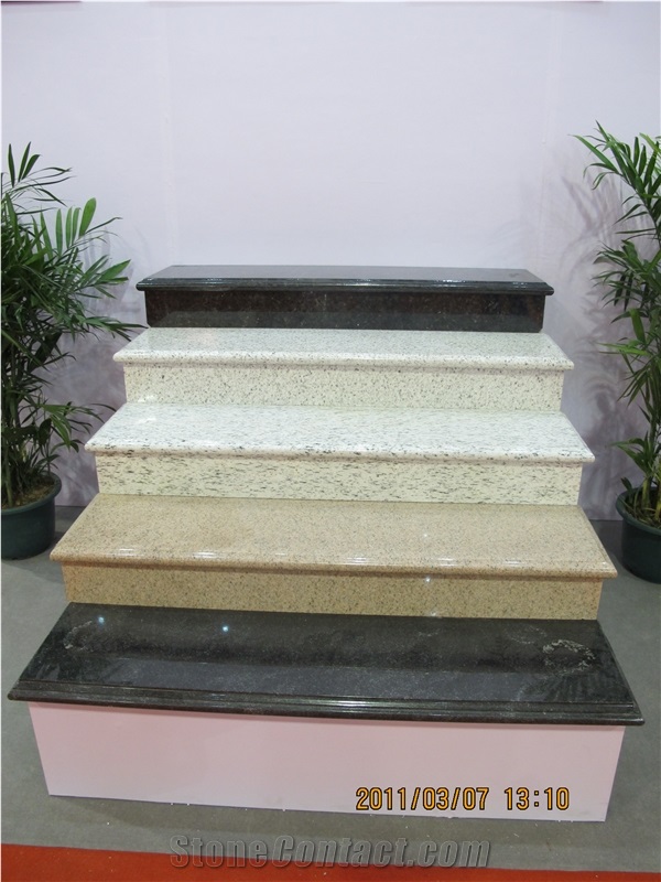Granite Step Polished, Brown Granite Steps