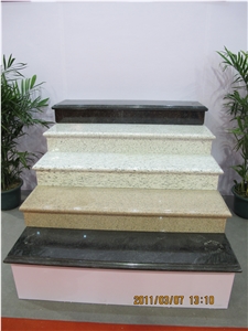 Granite Step Polished, Brown Granite Steps