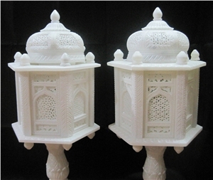Marble Carved Decor Lamp