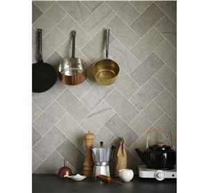 Transylvania Gray Limestone Kitchen Backsplash Wall Tiles