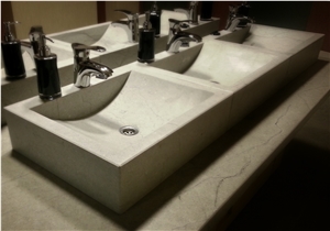 Transylvania Silver Grey Limestone Sinks & Basins