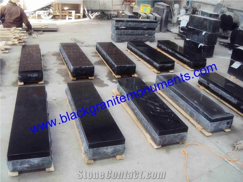 China Absolute Black Polished Monument & Tombstone, China Shanxi Black Polished Monument & Tombstone, China Absolute Black Polished Memorials & Headstones, Us Style