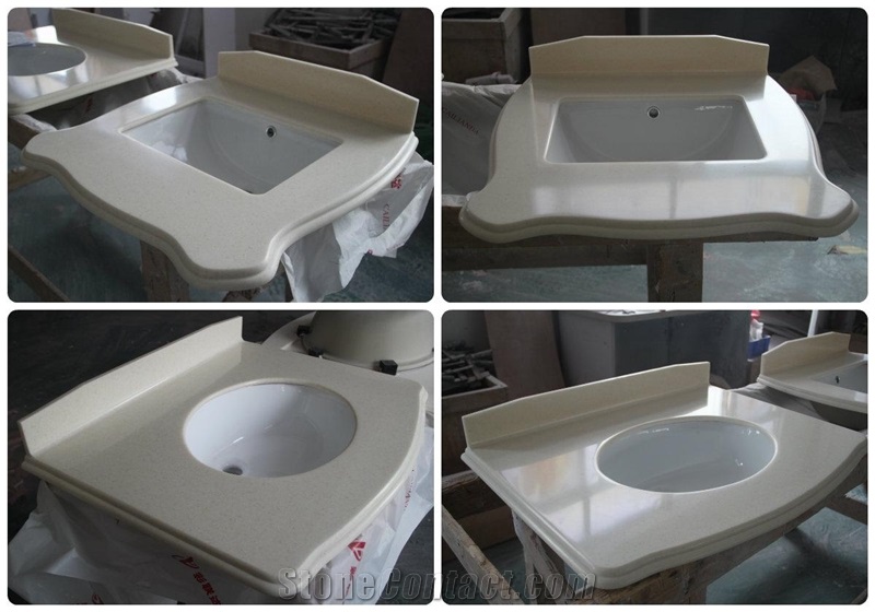 Bathroom Wash Basin and Kitchen Sinks and Bowls 100% Acrylic Solid Surface Basin