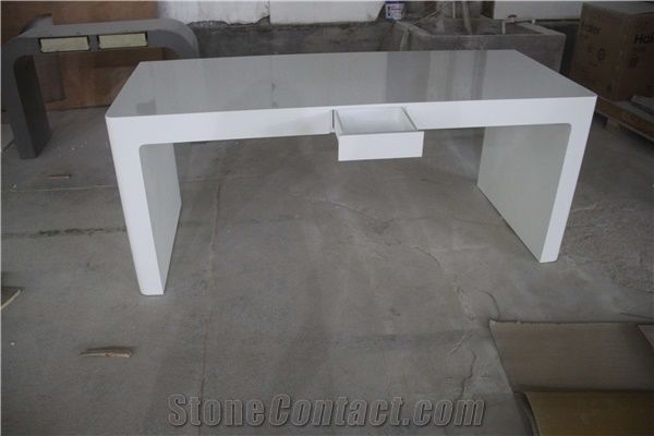 Competitive Price Corian Solid Surface Office Desk From China