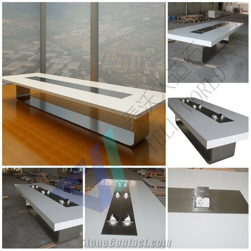High Quality Marble Top Conference Table Meeting Room Table,Custom Design Furniture
