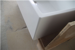 Kitchen Room Design Countertop Crystallized Stone Sink /Basins