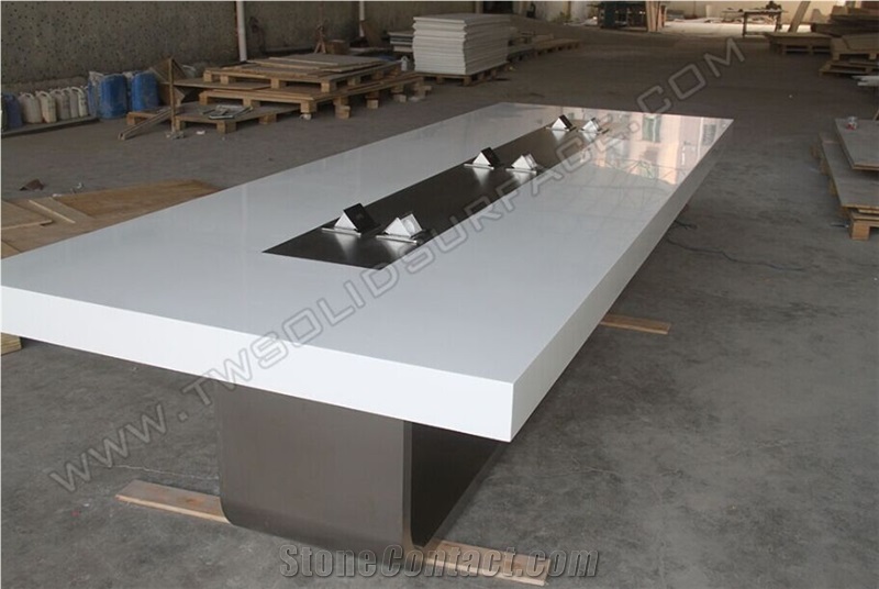 Manmade Stone Meeting Table, Conference Table,Meeting Room Furniture