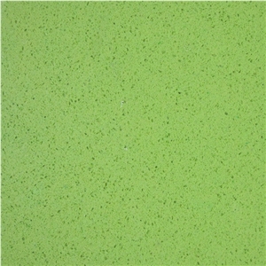Engineered Quartz Stone Apple Green Color for Worktops and Bench Tops 2cm Thick Solid Surfaces