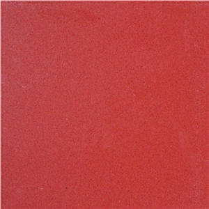 Rosy Red Man-Made Stone Slabs for Worktops and Kitchen Tops/Engineered Quartz Stone/Engineering Stone Slabs and Tiles/Artificial Stone Counter Tops/Stone Reception Desk/Stone Island Tops