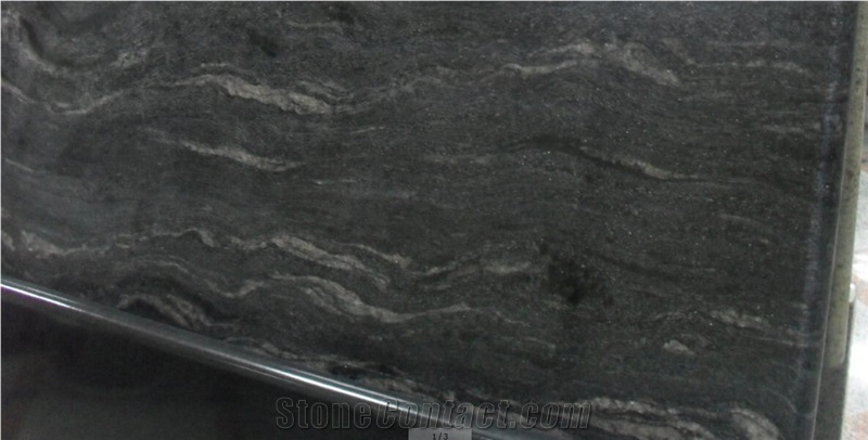 Black Cosmic Granite Slab,Granito Preto Cosmico