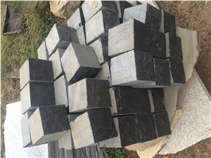 Black Granite Cube Stone,G685 Cube Stone,Zhangpu Black Paving Stone,Black Pavers,Black Cobble Stone