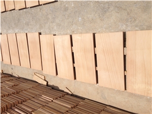 China Wooden Sandstone Tile,Wooden Vein Sandstone Tile