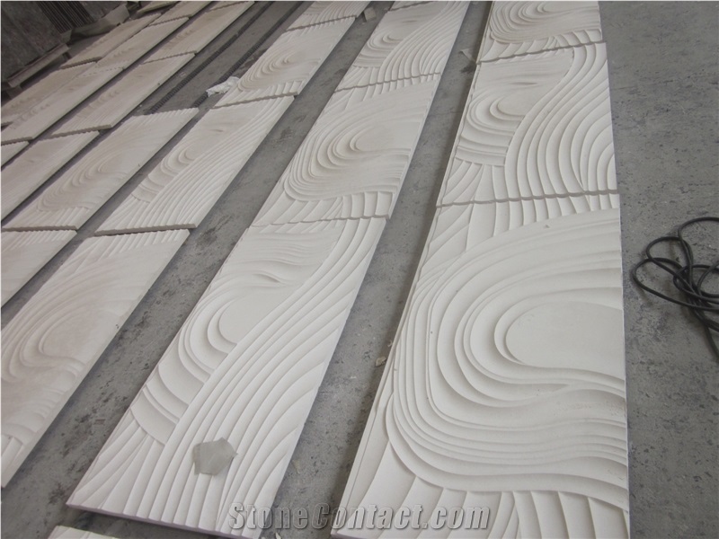 Cnc Wall Panels,3d Wall Panels, Turkey Beige Marble Cnc Wall Panels