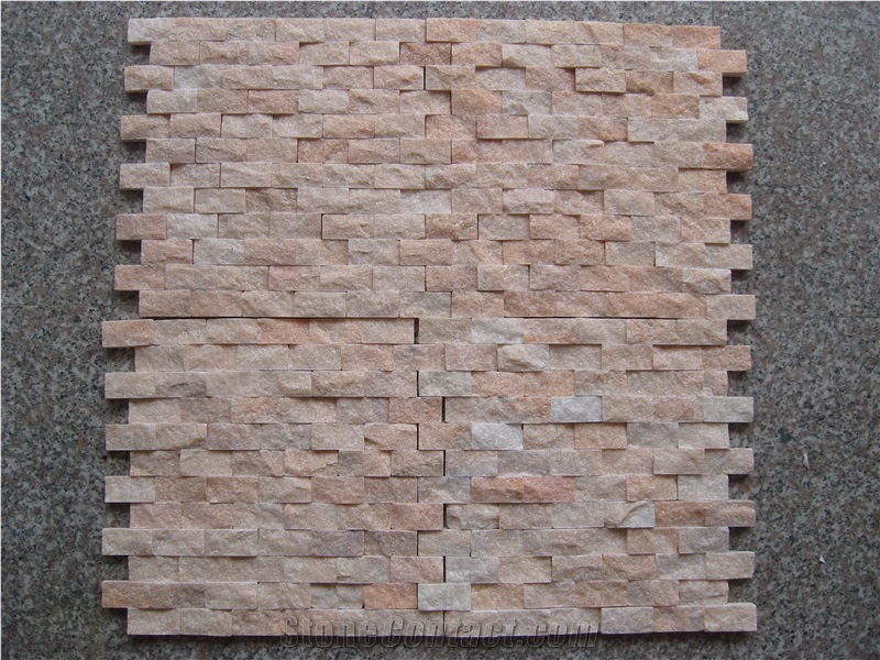 Cultured Stone,Split Quartzite Mosaic
