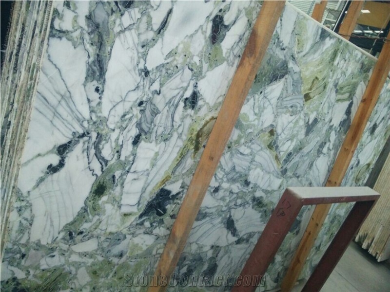 Ice Jade Marble Slab,Ice Green Marble,China Green Marble Tile & Slab