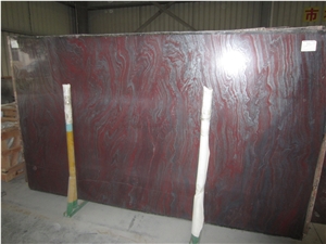 Iron Red Granite Slab, Brazil Red Granite