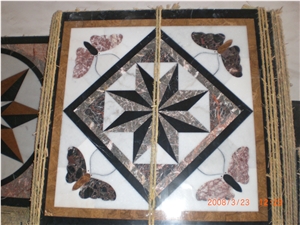Marble Waterjet Medallion Tiles,Stone Waterjet Medallion,Marble Pattern Tiles