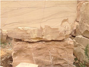 Mountain Water Vein Sandstone Slabs & Tiles, India Yellow Sandstone