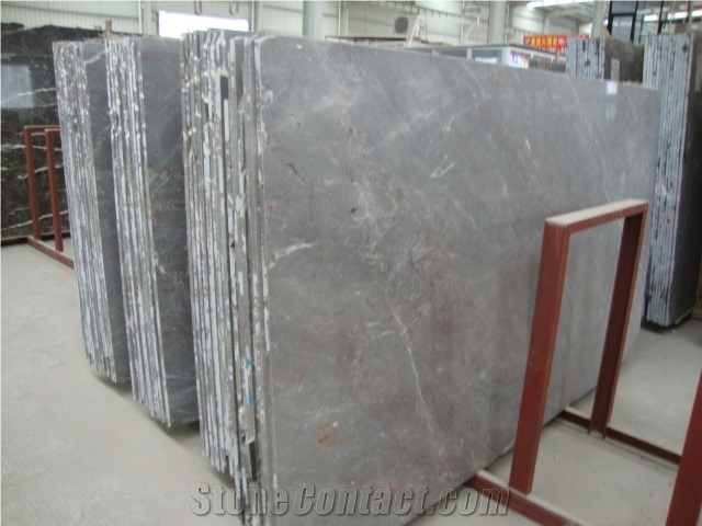 Multicolor Grey Marble,Grey Marble with Red Lines